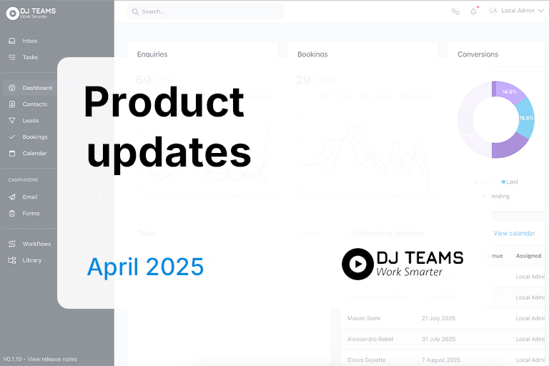 DJ Teams - Monthly Product Update | April 2025