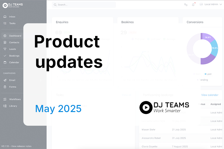DJ Teams - Monthly Product Update | May 2025